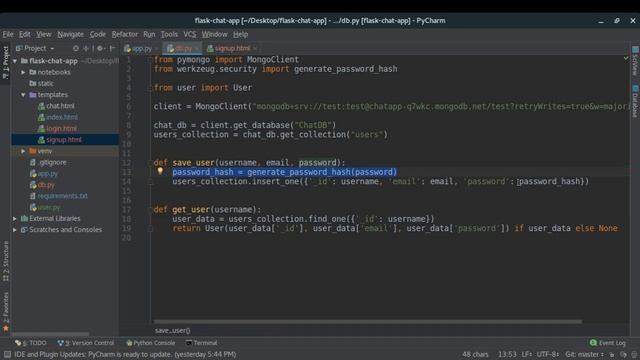 Signup Implementation | Chat Application using Flask, Socket.IO & mongoDB | (Part-4) смотреть онлайн