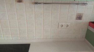 Облицовка плиткой фартука кухни до монтажа мебели!