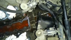 Лексус течь антифриза в развале блока