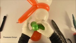 СНЕГОВИК ИЗ ШАРОВ как сделать своими руками Easy Balloon Snowman TUTORIAL