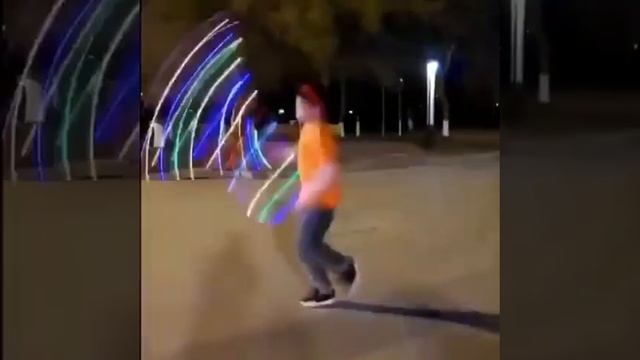 Cuerdas de saltar para niños, juguetes al aire libre, Led, saltar, Color aleatorio, luz única смотреть онлайн