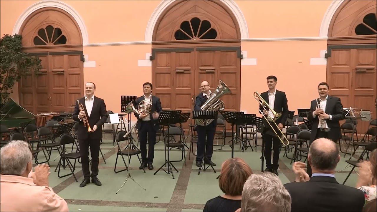 Брасс-квинтет Большого театра. Шерпантье «Te Deum», Быканов «Уличное движение»