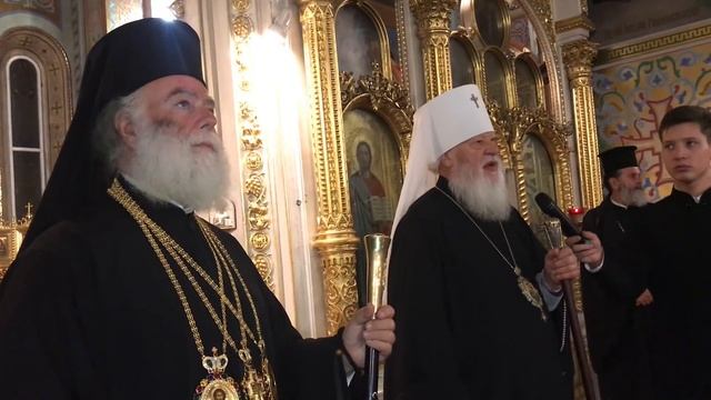 Патриарх Александрийский посетил Свято-Успенский кафедральный собор смотреть онлайн