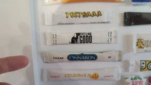 Моя коллекция сахара в стиках