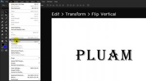 Photoshop Cs6 No.17 : การทำเงาสะท้อนตัวอักษร [Thai]