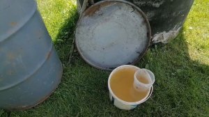 Травяной настой.Зеленое удобрение для подкормки.
