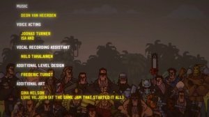 Обычныая и секретная концовка broforce