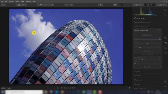 AI Augmented Sky Filter - NEW in Luminar 4.2 смотреть онлайн
