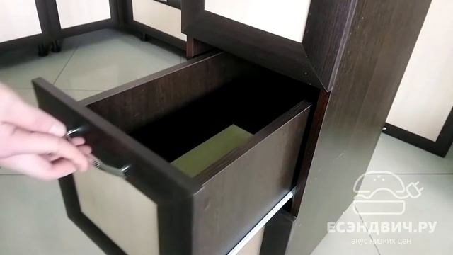 Кухня "Мокко" (Венге/Бел.дуб) Тумба с ящиками смотреть онлайн