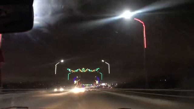 Томск, Коммунальный мост через Томь. смотреть онлайн