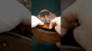 саквояж кожаный классический, leather briefcases making
