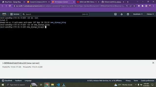 Deploy Django Web App on AWS EC2. смотреть онлайн