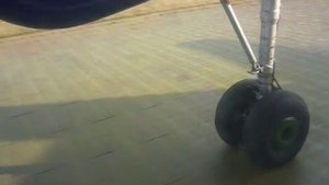 Взлет АН 24 в аэропорту г. Мезень Архангельской области