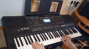 Юра Шатунов -Глупые снежинки (REMIX), на синтезатор yamaha PSR Е 463