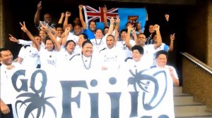 Fans Wishing our Flying Fijians The Best