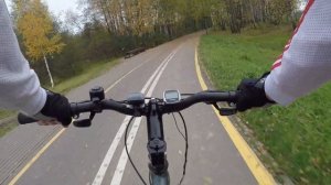Первая поездка на контактных педалях Shimano M520 SPD+велотуфли Shimano SH-M089L