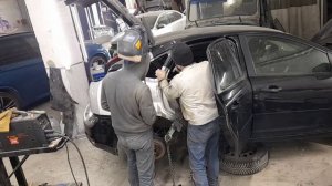 Замена заднего крыла автомобиля (форд фокус 2)