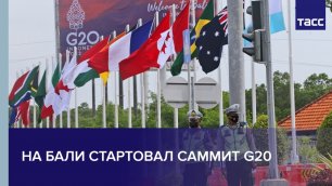 На Бали стартовал саммит G20