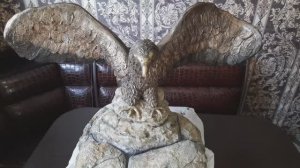 Садовая скульптура "орел" своими руками