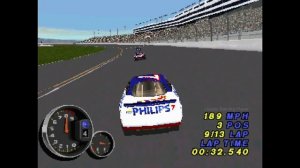NASCAR 99 - PS1 Gameplay