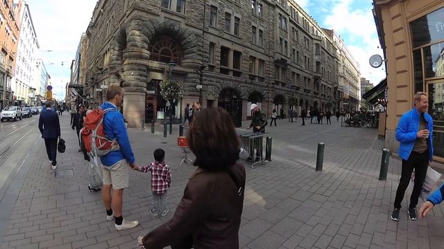 Центр города Хельсинки. Прогулка по столице. смотреть онлайн