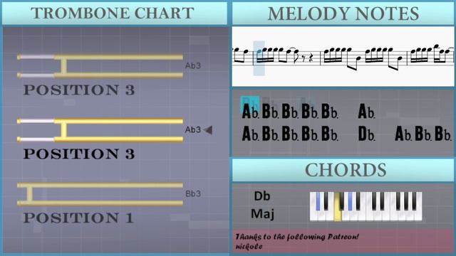 How to play Selfish by Justin Timberlake on Trombone (Tutorial) смотреть онлайн