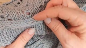 Вяжем планку к кардигану