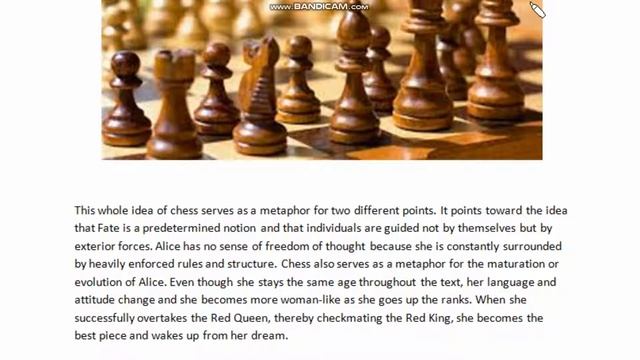 Significance of Chess Game in Through the Looking Glass by Lewis Carroll Easy Explanation for Eng(H