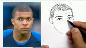 Как нарисовать Мбаппе?