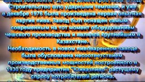 Чимкентский пивзавод  История завода