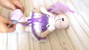 Кошечка тильда крючком