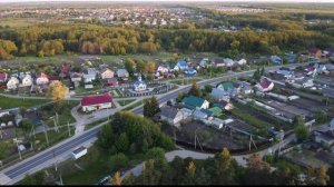 Аэросъемка с. Капитанщино Добровский р-он