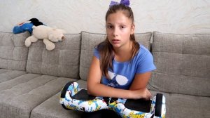 Ирочка плачет! Сломался гироскутер