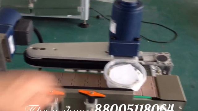 Автоматический этикетировщик на плоскую и круглую тары.
