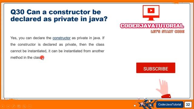 abstract class have constructor in Java  | Constructor Interview Questions Answers