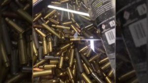 Столик из гильз и эпоксидной смолы.