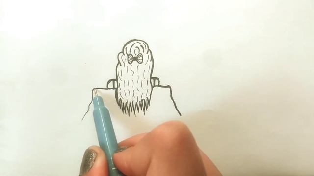 Как нарисовать девочку. Идеи для скетчбука. смотреть онлайн