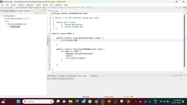 Tricky Interview Question: Print 1 to 100 Without Using any Loop in Code || Using Recursive