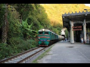 Документальный фильм про абхазскую железную дорогу/A documentary film about the Abkhazian railway.