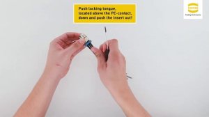 Разборка соединителя HARTING Han® M23 Power Housing