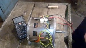 Как запустить асинхронный мотор со стиральной машины