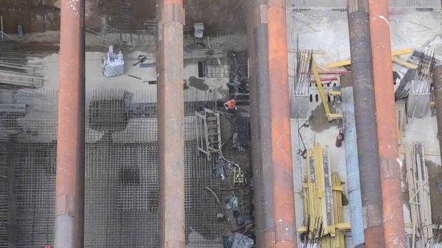 Строительство метро улица Новаторов. Москва