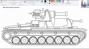 Как нарисовать танк Кв 6 Два Брата Из мультики про танки