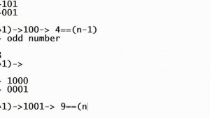 ODD or EVEN using BITWISE operators