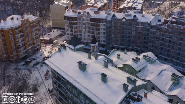 Самые лучшие, красивые мелодии для зимнего отдыха! Музыка для души! Эту музыку можно слушать вечно! смотреть онлайн