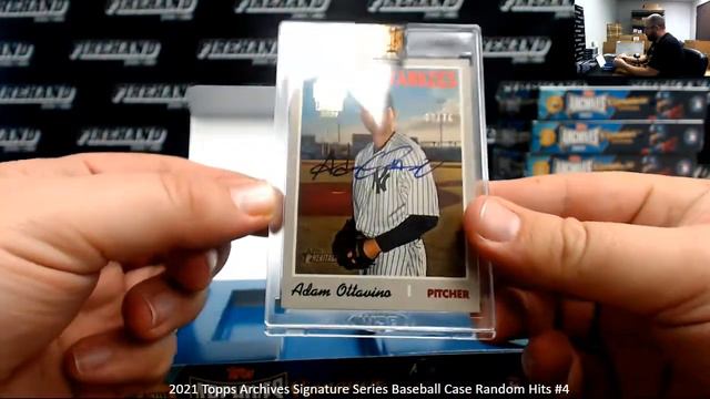 1/20/2021 2021 Topps Archives Signature Series Baseball Case Random Hits #4