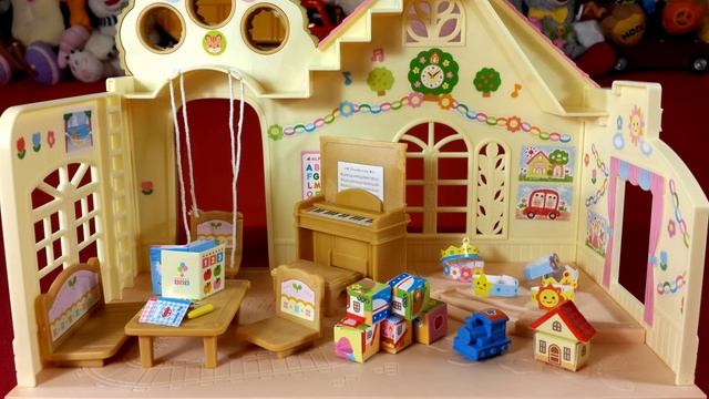 Сильваниан Фэмилис Лесной Детский Сад. Sylvanian Families Forest Nursery обзор на русском.