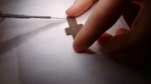 Реставрация нательного креста из медного сплава / Restoration of the copper alloy cross