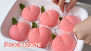 Сладости: Персиковый моти.