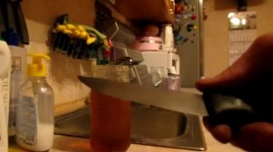 травление клинка шх 15 в пересульфате натрия и покрытие его воском  что-то типа воронения